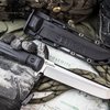 Туристический нож Senpai AUS-8 StoneWash черный