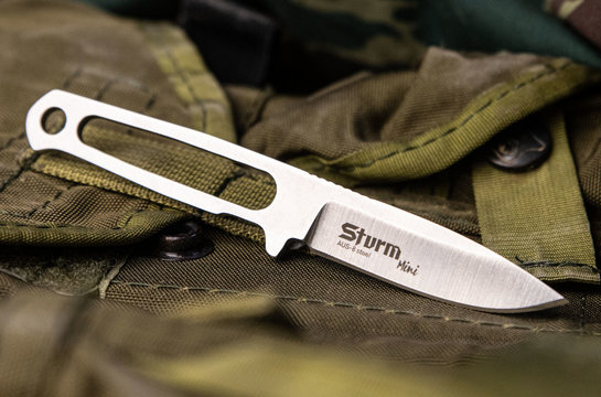Туристический нож Sturm Mini AUS-8 Stonewash